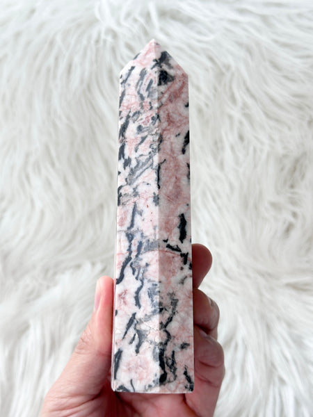 Pink Zebra Jasper Tower #5