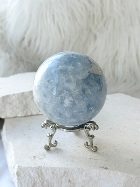 Blue Calcite Sphere #1