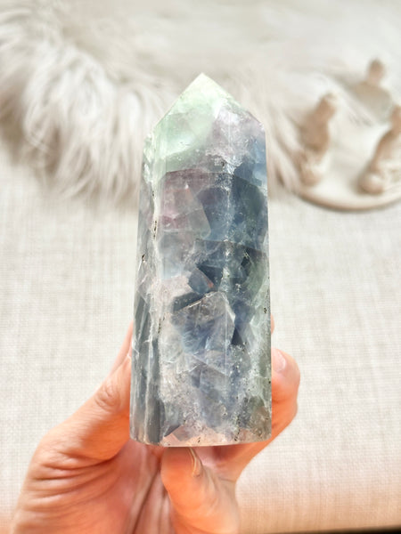 Rainbow Fluorite Tower #10