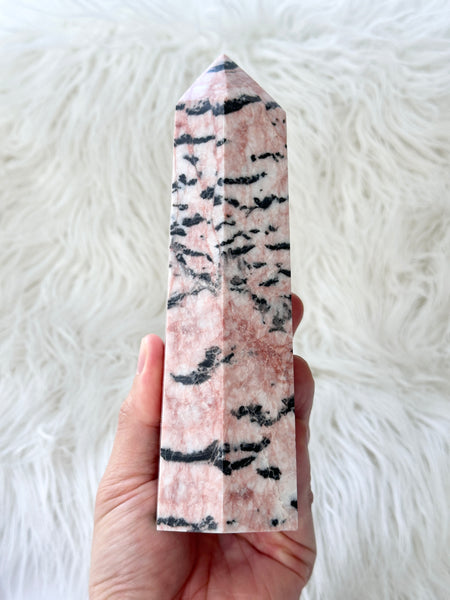 Pink Zebra Jasper Tower #1