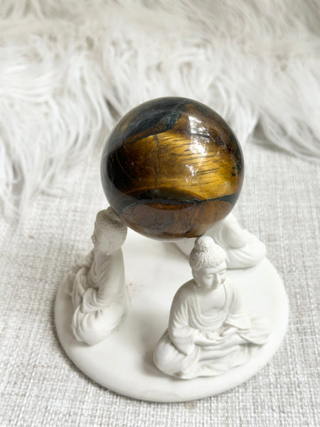 Blue Tigers Eye Sphere #3