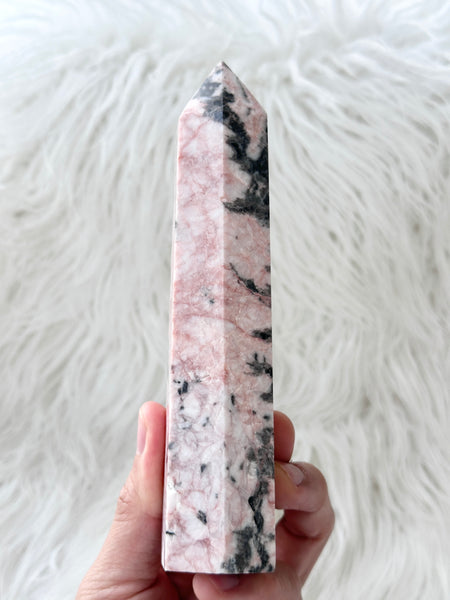 Pink Zebra Jasper Tower #6