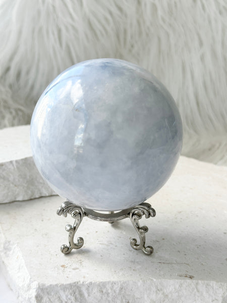 Blue Calcite Sphere #5