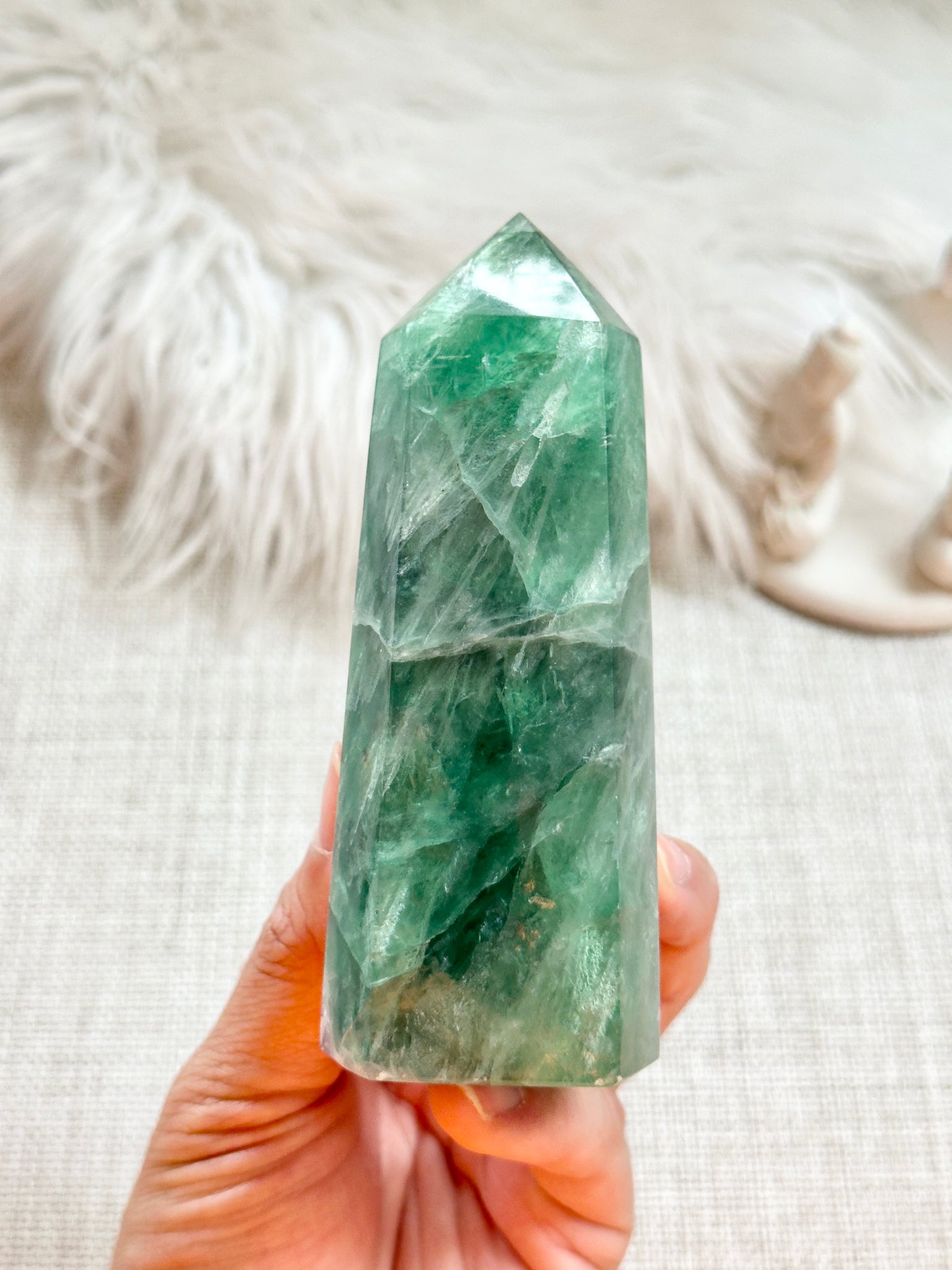 Green Fluorite Tower #6
