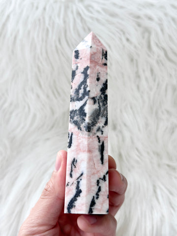 Pink Zebra Jasper Tower #10