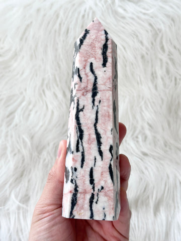 Pink Zebra Jasper Tower #2