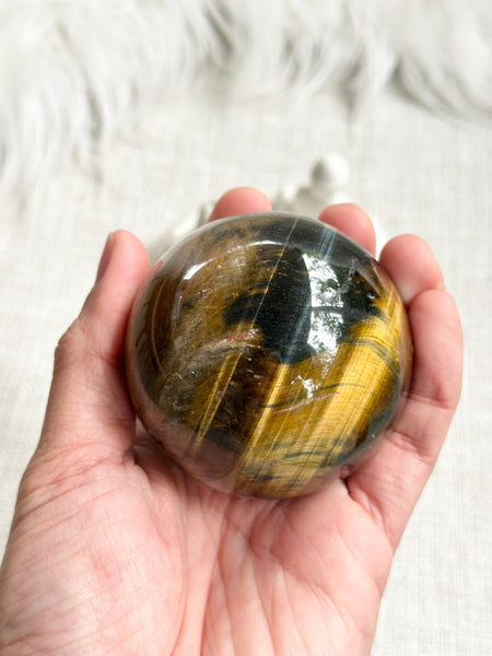 Blue Tigers Eye Sphere #2
