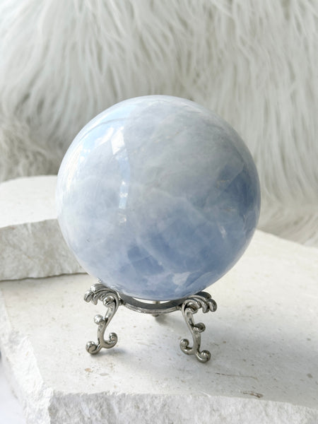 Blue Calcite Sphere #5