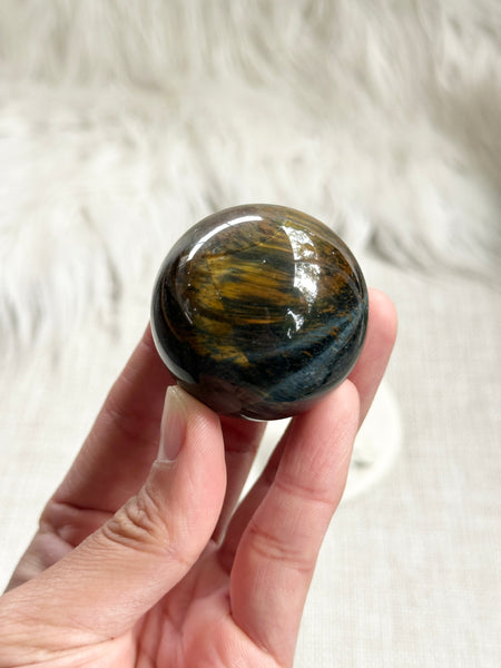 Blue Tigers Eye Sphere #6