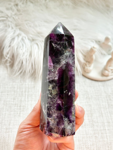 Rainbow Fluorite Tower #1