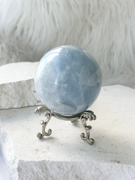 Blue Calcite Sphere #7