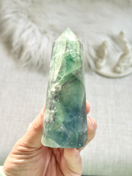 Rainbow Fluorite Tower #16