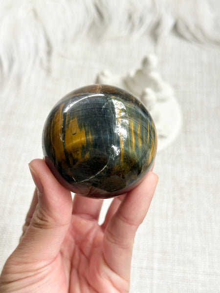 Blue Tigers Eye Sphere #3