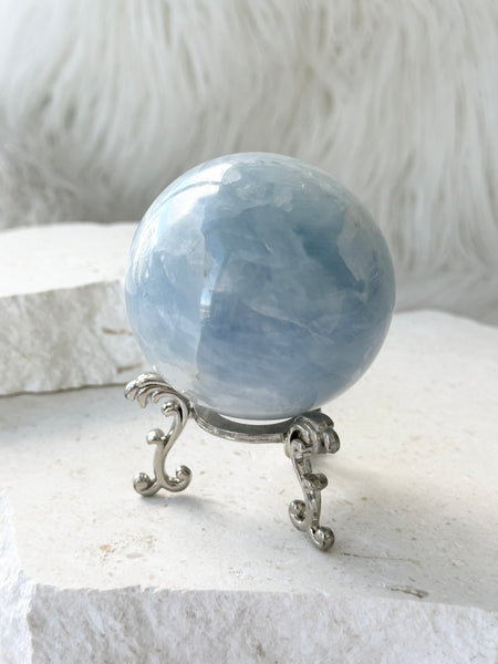 Blue Calcite Sphere #7