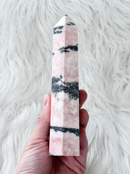 Pink Zebra Jasper Tower #4