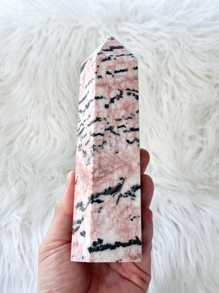 Pink Zebra Jasper Tower #1