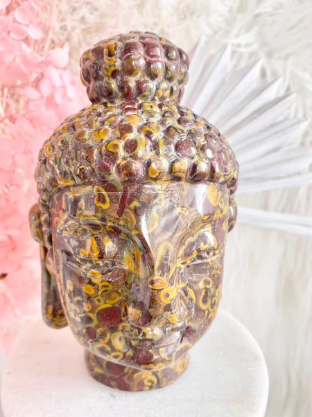 Ajooba Jasper Buddha Head #7