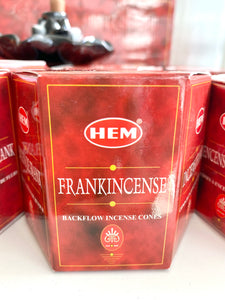 HEM BACKFLOW Frankincense Incense Cones