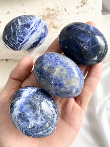 Sodalite Palm Stone