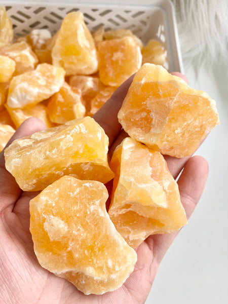Orange Calcite Raw