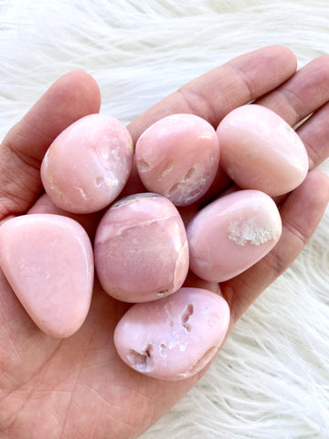 Peruvian Pink Opal Tumbled