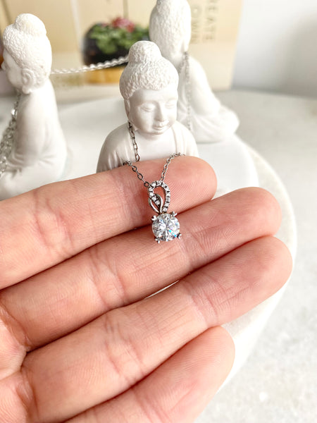 Moissanite necklace #7