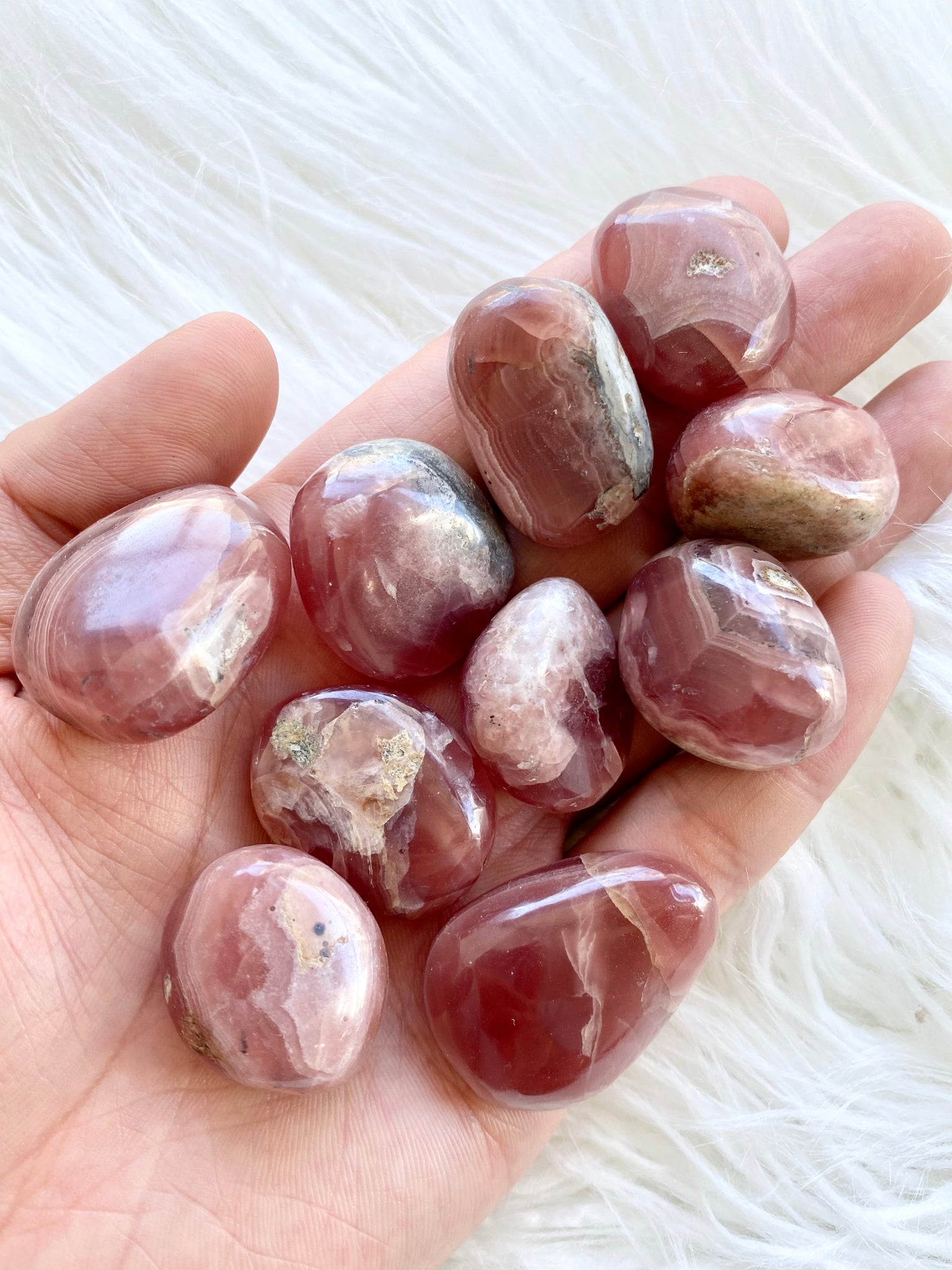 Rhodochrosite Tumbled