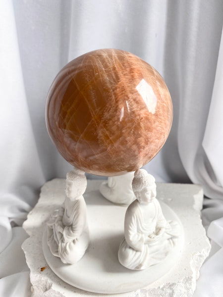 Peach Moonstone Sphere #1