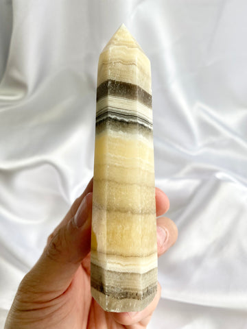 Zebra Calcite Point #5
