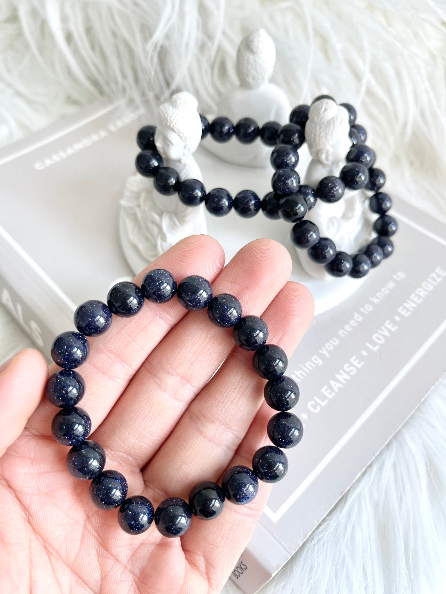 Blue Sandstone Bracelet – GURU CRYSTALS - Main Image