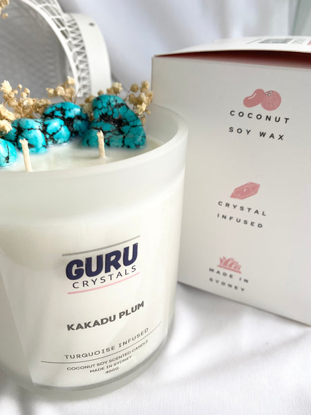 Kakadu Plum - Turquoise Infused Candle