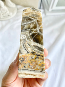 Bumblebee Calcite Obelisk #9