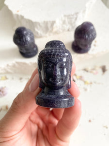 Lepidolite Mini Buddha