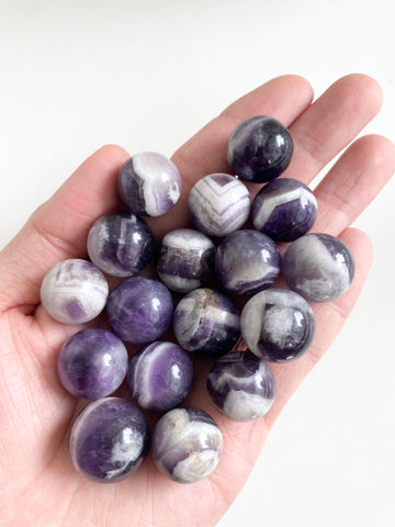 Chevron Amethyst Mini Sphere
