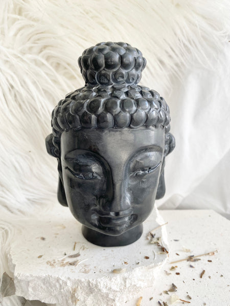 Shungite Buddha Head #1