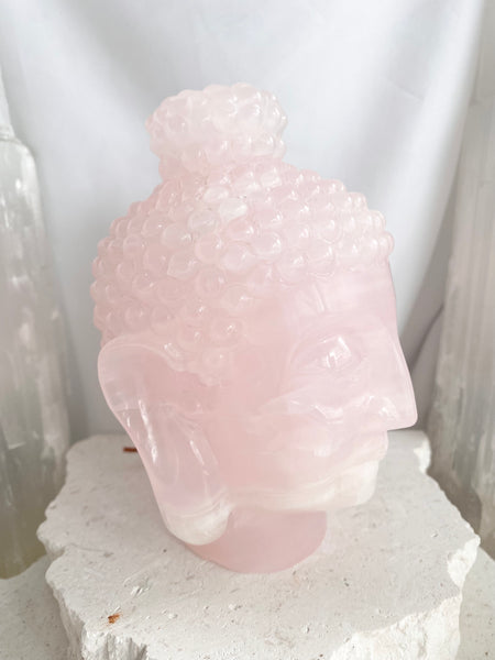 Pink Mangano Buddha Head