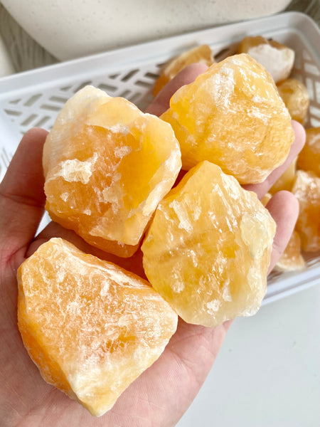 Orange Calcite Raw