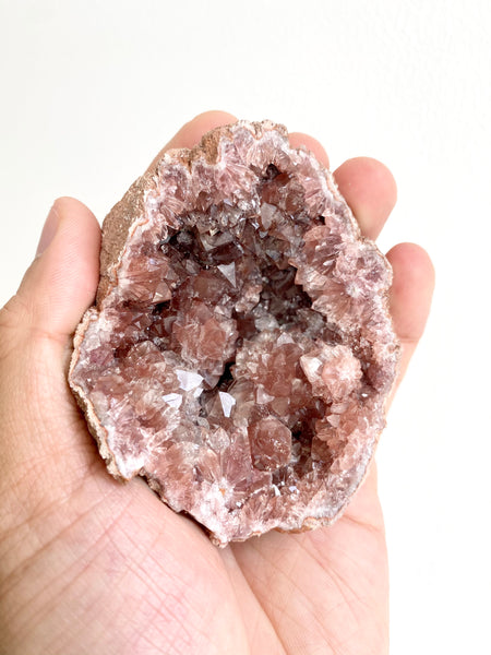 Pink Amethyst Geode PAIR Cluster XLarge #8