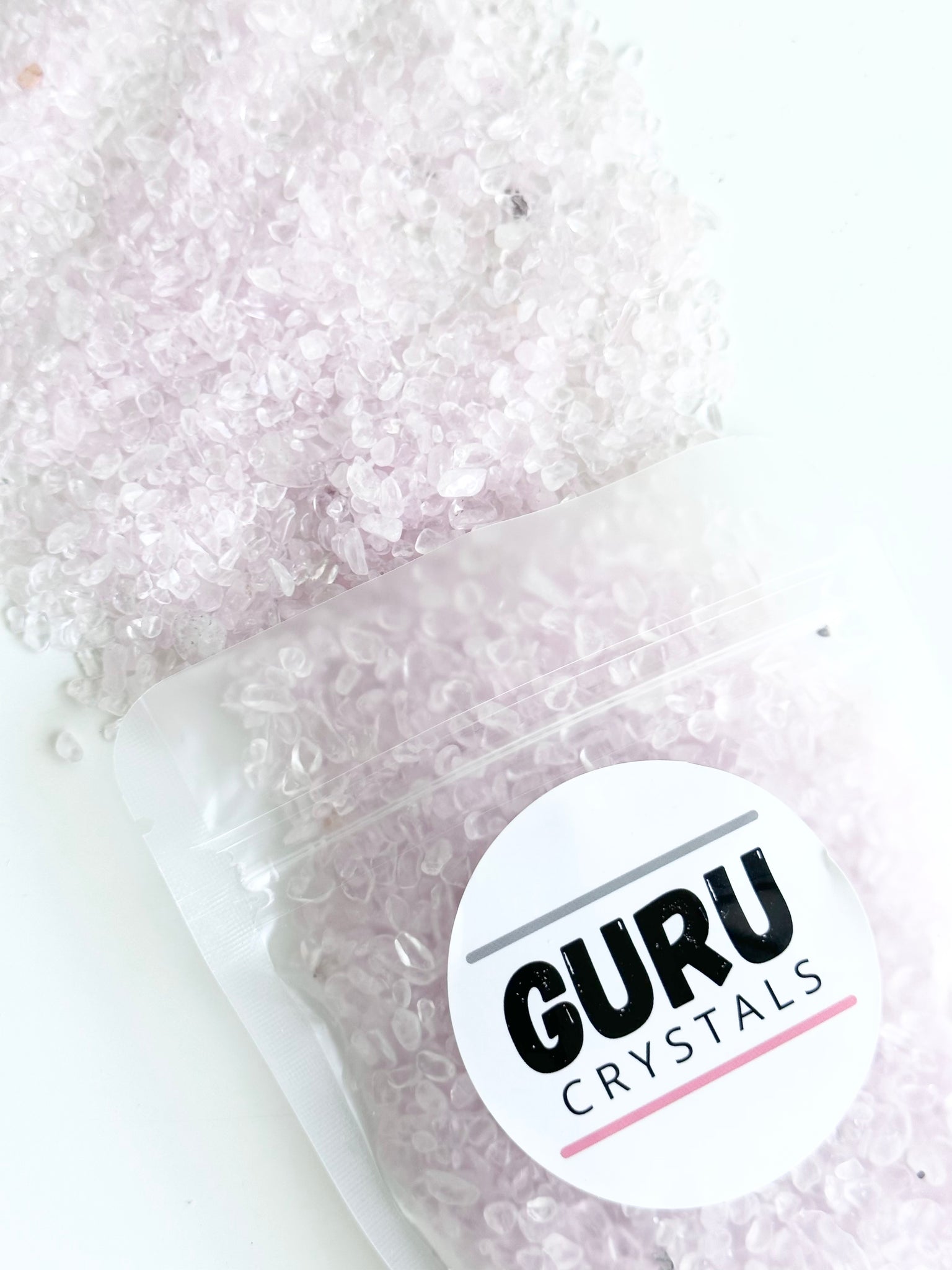 250g Rose Quartz Chips Bag