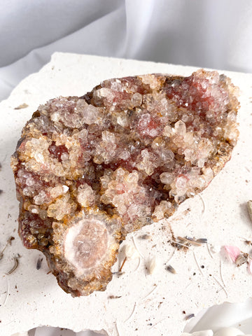 Pink Amethyst Cluster #17
