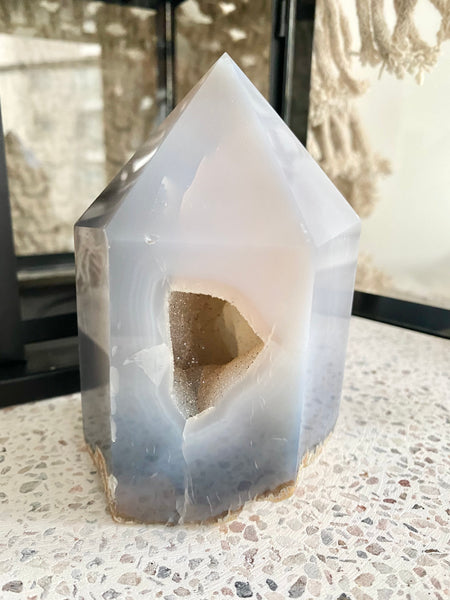 Druzy Agate Tower #4