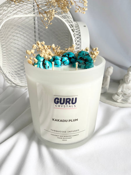 Kakadu Plum - Turquoise Infused Candle