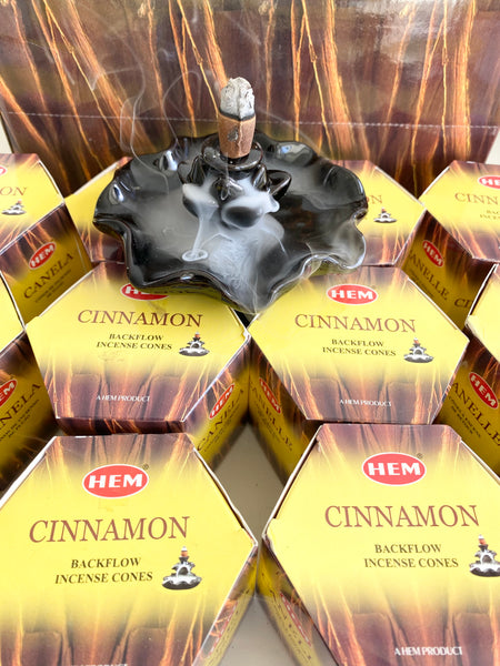 HEM BACKFLOW Cinnamon Incense Cones