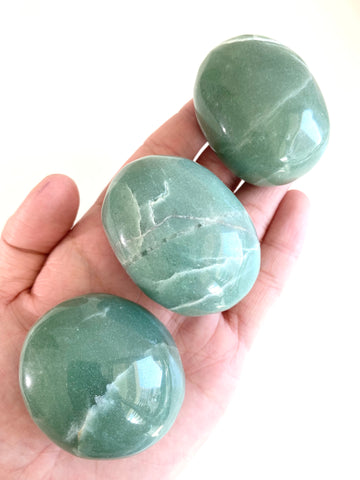 Green Aventurine Palm Stone