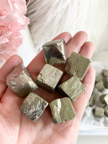 Raw Pyrite Cube