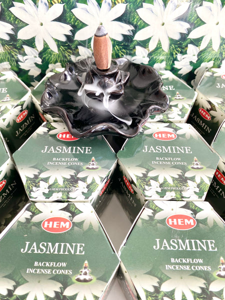 HEM BACKFLOW Jasmine Incense Cones