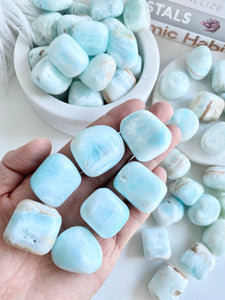 Caribbean Calcite Tumbled