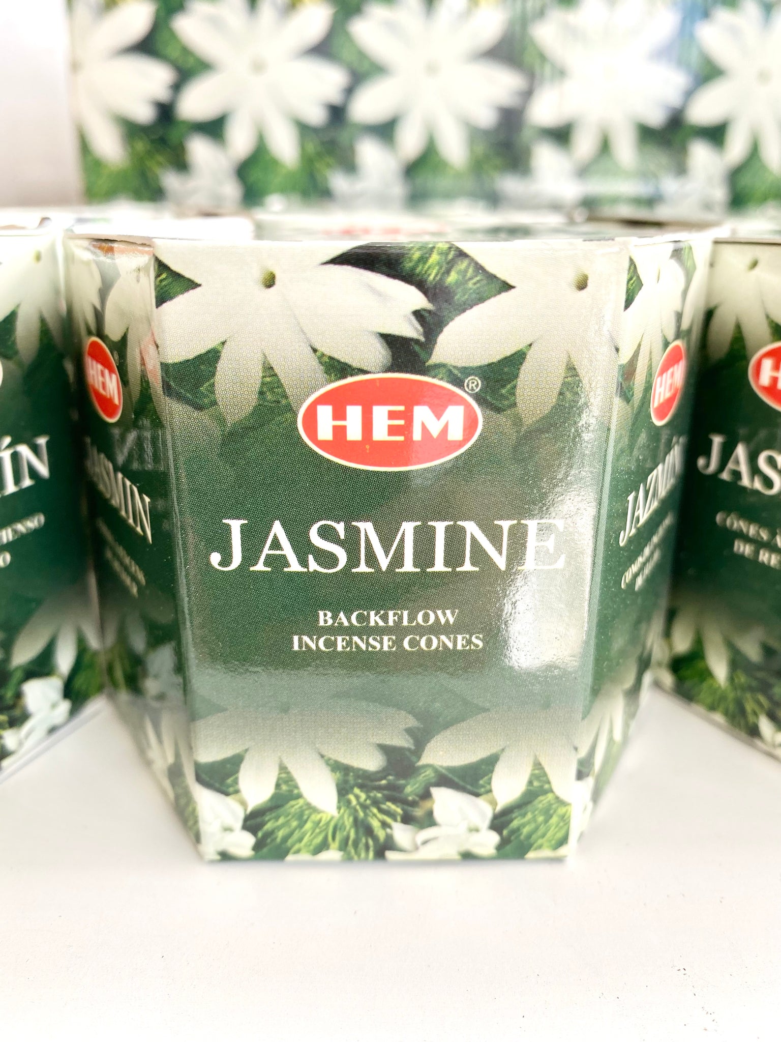 HEM BACKFLOW Jasmine Incense Cones