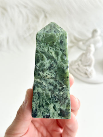 Nephrite Jade Obelisk #4