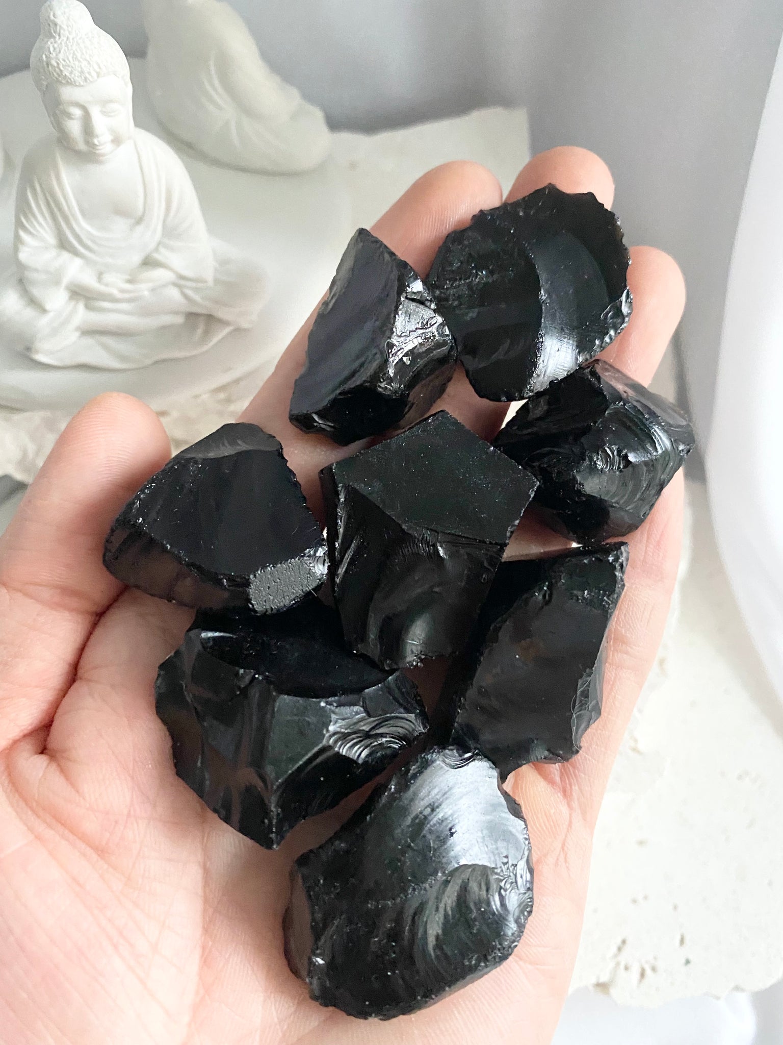 Black Obsidian Raw Stone